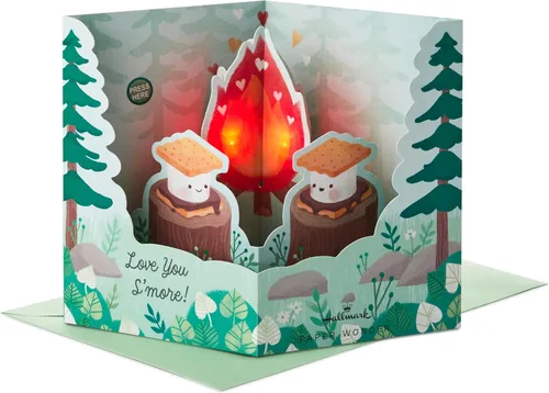 Miniatura 10 de Hallmark Signature Paper Wonder - Tarjeta de amor desplegable Love You Hearts