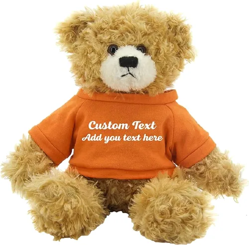 Miniatura 14 de Oso Brandon beige personalizado – Juguete de peluche personalizado de 12 pulgadas – Regalo perfecto de oso personalizado para graduación, San