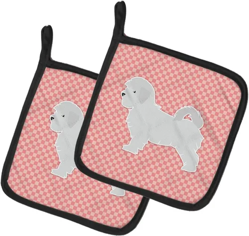 Miniatura 50 de Caroline's Treasures BB3567PTHD - Juego de soportes para ollas de cocina resistentes al calor, almohadillas calientes para cocinar, hornear, Copo