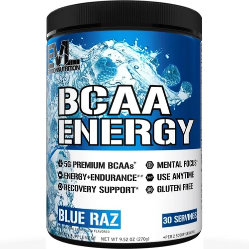 Miniatura 17 de Evlution EVL BCAAs Polvo de Aminoácidos - Polvo BCAA Energy Pre Entrenamiento para Recuperación Muscular, Crecimiento Magro y Resistencia - Bebida