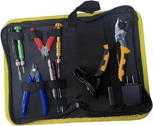Miniatura 2 de Kit de herramientas de abrazadera de cuerda de bádminton, máquinas herramientas, alicates de ojales, barra de escariado, raqueta de bádminton