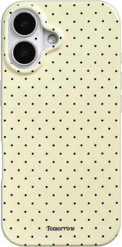 Miniatura 74 de inewateri Funda compatible con iPhone 11 con bonito diseño estético de lunares a la moda, fundas simples para TPU suave, funda de protección Negro
