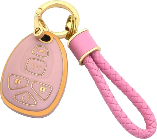 Funda para Llavero Portallaves Estuche Soporte para Llaves Carcasa Protectora de TPU Suave Protector Accesorios para Automóvil