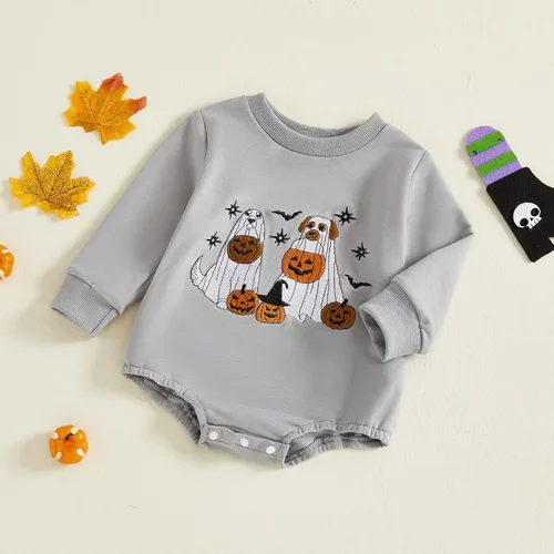 Miniatura 61 de Kuriozud Mameluco de burbujas para bebé recién nacido, manga larga, suéter de gran tamaño, ropa de otoño e invierno