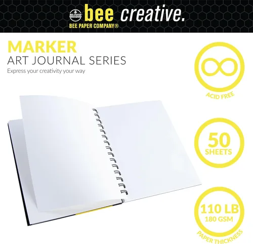 Miniatura 3 de Bee Paper - Diario creativo de dibujo y marcador de 5.5" x 8