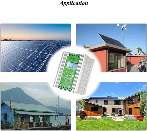 Miniatura 8 de Controlador de carga híbrido solar eólico de 1000 W, controlador de carga solar de turbina de viento MPPT fuera de la red, controlador híbrido