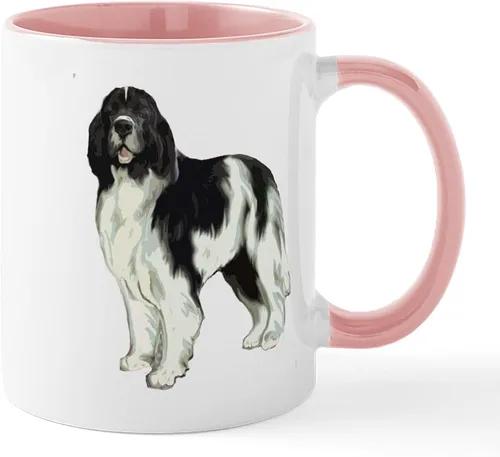 Miniatura 23 de CafePress Newfoundland Dog Drool Zone Taza de café de cerámica de 11 oz (11.0 fl oz)