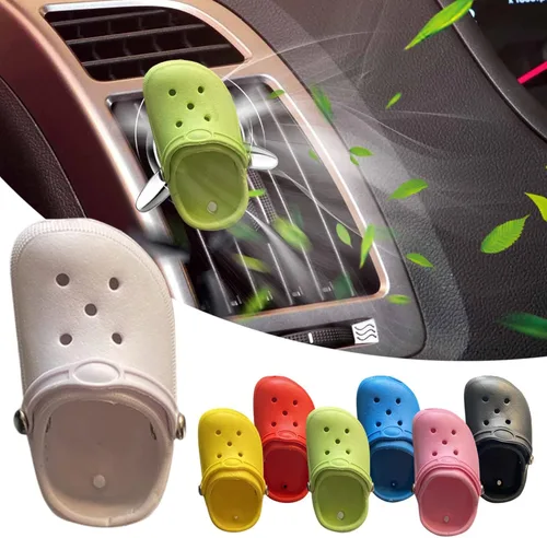 Miniatura 5 de 2 piezas de linda forma de zapato aromaterapia ventilación coche Love Air Stone Creative Perfume Car Difusor de coche Clip de perfume acondicionador