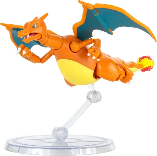 Miniatura 5 de Pokemon Charizard, figura súper articulada de 6 pulgadas, colecciona tus figuras favoritas de Pokémon - Juguetes para niños y fanáticos de Pokémon
