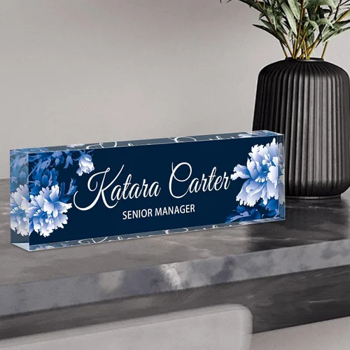 Miniatura 9 de Placa de identificación personalizada para escritorio, decoraciones de escritorio de acrílico, regalos de agradecimiento para empleados, regalos