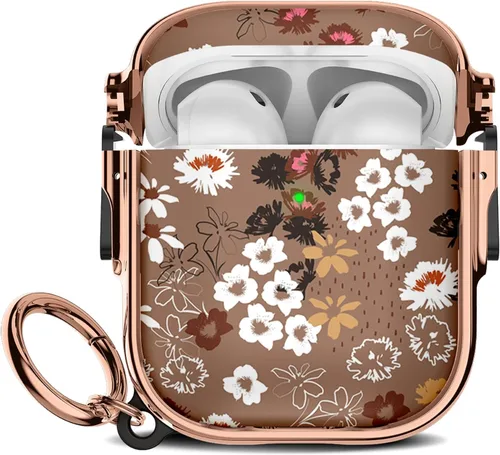 Miniatura 69 de Maxjoy para Funda Linda de AirPods 2 (2019) con Bloqueo de Seguridad, Compatible con Funda de AirPod de 2ª Generación de Mármol para Mujeres
