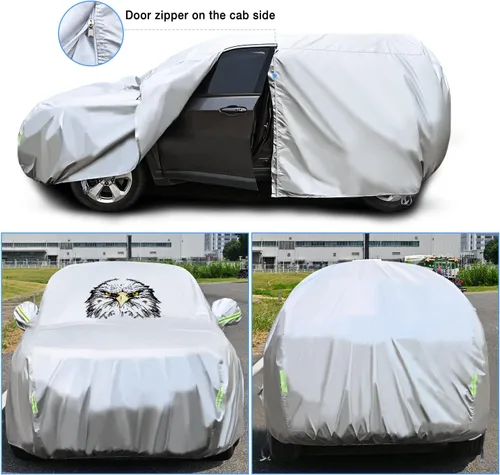 Miniatura 5 de Nilight Funda impermeable para automóvil SUV para todo tipo de clima, protección UV, resistente al viento, para exteriores, cubierta completa