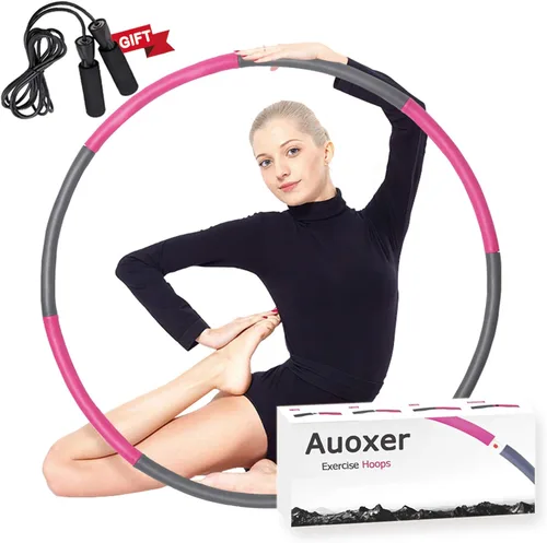Miniatura 6 de Auoxer Aros con peso para ejercicio físico, pierde peso rápidamente por una forma divertida de entrenar, quemar grasa saludable modelo deportivo