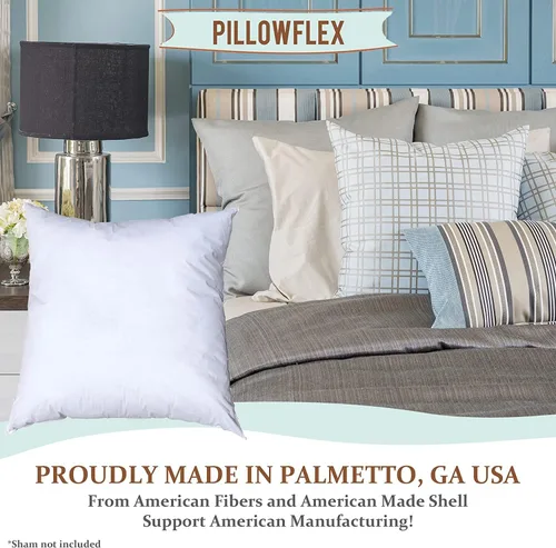 Miniatura 3 de Almohadón Pillowflex, relleno de fibra de poliéster prémium, lavable a máquina, hecho en EE. UU.