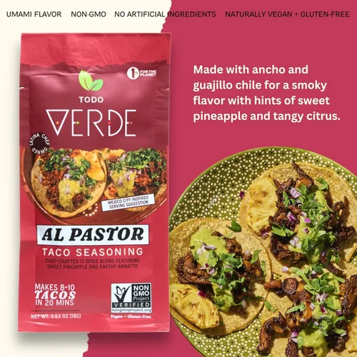 Miniatura 2 de Todo Verde Paquetes de condimentos, sabores premium, curados por chef, dulces, ahumados y picantes, sin ingredientes artificiales, veganos y sin