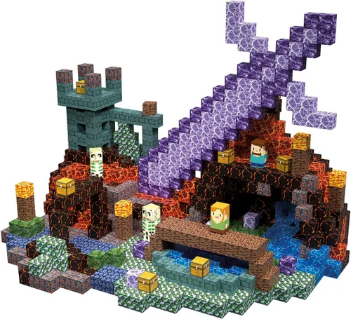 Miniatura 9 de AIDYVOI Juego de 200 Piezas de Juguetes de Construcción con Bloques Magnéticos, Cubos Magnéticos que se Iluminan, Bloques de Construcción Magnéticos