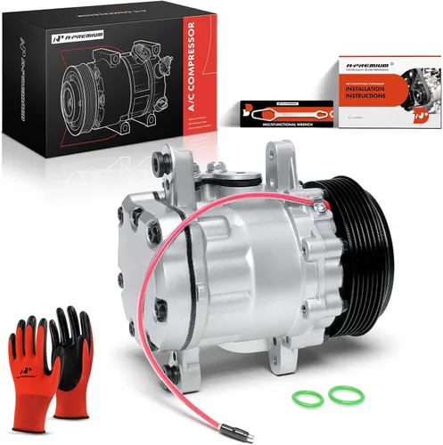 Miniatura 10 de A-Premium Compresor de A/C con embrague compatible con Freightliner Argosy, B2, Business Class M2, Cascadia, Century Class, Classi, Columbia