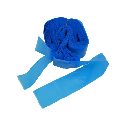 Miniatura 4 de Fundas de cordón de clip, diseño de estrella tatuaje, una caja de 100 fundas de plástico azul con clip, cubiertas de cordón de clip de tatuaje