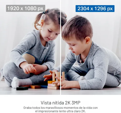 Miniatura 3 de Tapo TP-Link - Cámara de seguridad interior Pan/Tilt de 2K para monitor de bebé, cámara para mascotas, detección y seguimiento de movimiento, audio