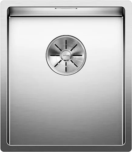 BLANCO 521570 Claron 340-IF Fregadero de cocina empotrado de acero inoxidable, 15.7 in Unterschrank, instalación desde la parte superior