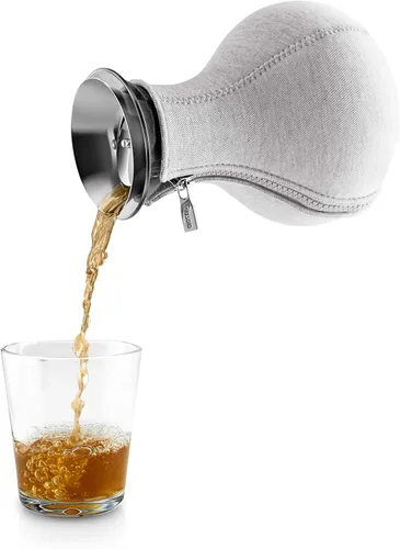 Miniatura 5 de Eva Solo Tetera 1.0l Vidrio de borosilicato sin goteo con cubierta aislante de neopreno Diseño, funcionalidad y calidad daneses Gris claro