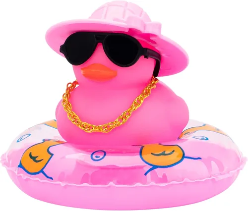 Miniatura 15 de wonuu Accesorios para automóvil, patos de goma, decoraciones de tablero de patos de goma, accesorios rosados, decoración de coche, patos