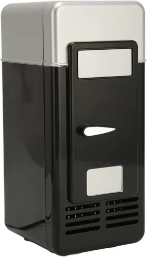 LBEC Refrigerador pequeño, solo USB, pequeño refrigerador portátil USB, potente potencia baja, decibelio para oficina, coche, hogar
