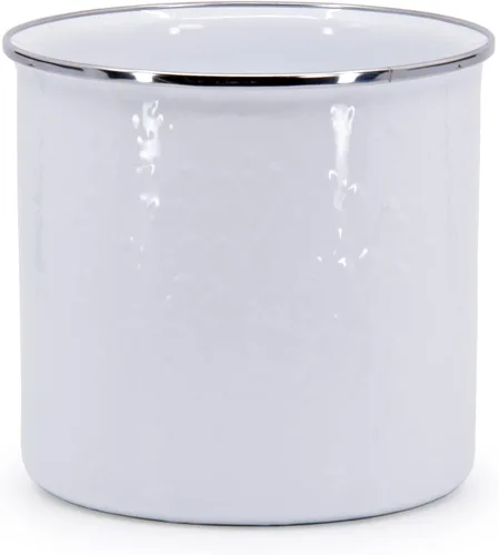 Golden Rabbit Esmalte - Patrón blanco sólido - Soporte para utensilios Blanco sólido texturizado