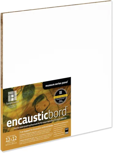 Miniatura 23 de Ampersand Art Supply Panel de pintura de madera: Serie Museo Encausticbord, 7/8 pulgadas de profundidad, 8 "x 10" Profundidad de 7/8 pulgadas
