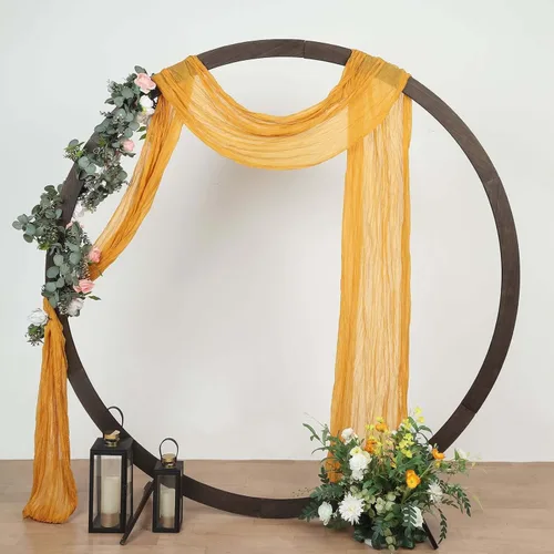 Miniatura 24 de Efavormart - Camino de mesa de gasa verde salvia de 10 pies, tela de gasa de 120 pulgadas para bodas de jardín botánico, eventos de primavera