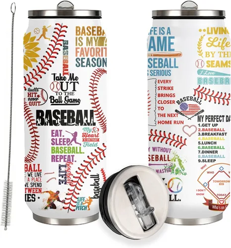 Miniatura 13 de Taza de viaje de fútbol con tapa, regalos para amantes del fútbol, vaso de acero inoxidable al vacío, taza de café, regalos para mujeres y hombres