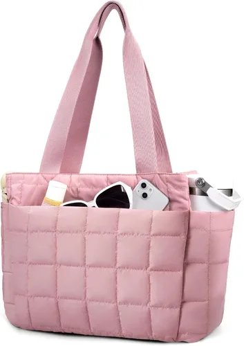 Miniatura 10 de befen Bolsa de mano para computadora portátil para mujer, bolsa de viaje para enfermera, bolsas acolchadas acolchadas, bolsa de playa ligera e