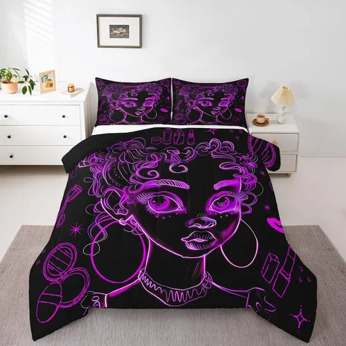 Miniatura 36 de Erosebridal Yoga Gifts Comforter Set for Kids Boys Girls Yoga Chakras Bedding Sun and Moon Duvet Set Boho Tribal Comforter Twin with 1 Pillowcase