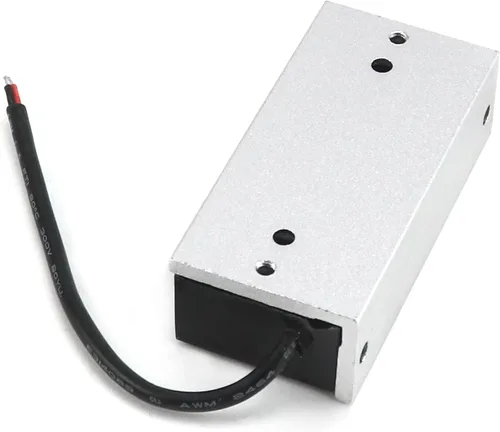 Miniatura 2 de QWORK Cerrajo eléctrico magnético, paquete de 2, 60 kg 130 lb de fuerza de retención, cerrojo eléctrico magnético para sistema de control de acceso