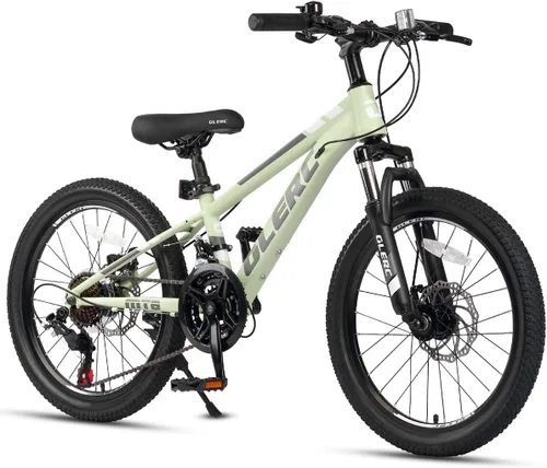 Miniatura 12 de Glerc Bicicleta de montaña para niños de 20, 24 y 26 pulgadas, bicicleta de montaña para niños y niñas a partir de 6 años, bicicleta Skyline de 21