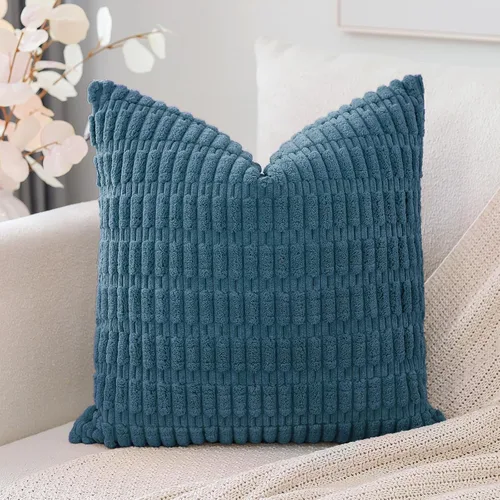 Miniatura 26 de OTOSTAR Fundas de Almohada Decorativas de Pana de 16 x 24 Pulgadas Súper Suaves Bohemias a Rayas Rectangulares Fundas de Cojín Modernas para Sofá