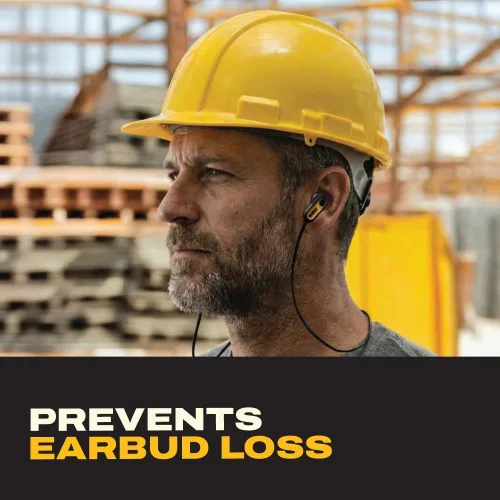 Miniatura 3 de DEWALT Cordón antipérdida para auriculares TWS y TWS ANC – Cable de seguridad duradero para un ajuste seguro y fácil acceso, correa de cuello