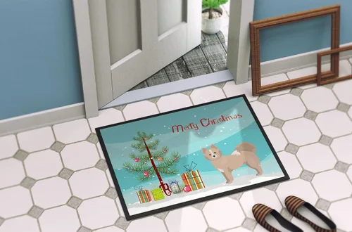Miniatura 103 de Caroline's Treasures CK3799MAT Akita Shepherd - Tapete de árbol de Navidad de 18 x 27 pulgadas, tapete para puerta delantera, interior y exterior