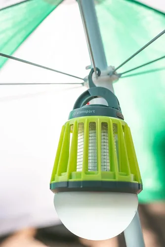 Miniatura 5 de Stansport 2 en 1 linterna exterminador de insectos, verde
