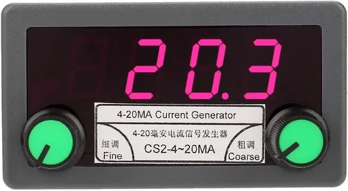 Generador de señal de corriente 4-20mA Pantalla de tubo digital de alto brillo Digital Digital Analógico grueso/fino Sintonización Salida de