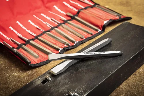 Miniatura 5 de GEARWRENCH Juego de punzón y cincel cromado de 12 piezas 82305