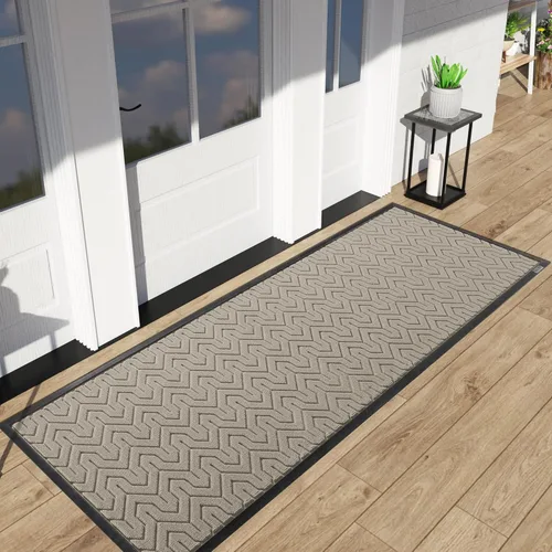 Miniatura 59 de Yimobra Alfombra para Puerta Delantera Exterior Entrada 29.5x17, Impermeable Resistente Alfombras Exteriores para Puerta Delantera, Alfombra