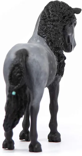 Miniatura 4 de Schleich Horse Club Pura Raza Española - Figura de yegua de semental, juguete detallado de caballo con capa gris moteada, duradera para educación