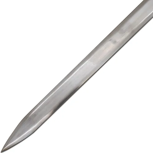 Miniatura 4 de Medieval Warrior Espada vikinga de fantasía hecha a mano personalizada viene con funda de cuero negro