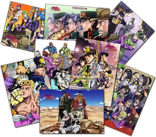 Miniatura 7 de Juego de 8 pósteres ePanda, de anime japonés