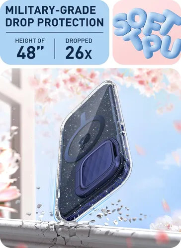 Miniatura 7 de i-Blason Cosmo - Funda magnética para iPhone 15 Pro Max MagSafe con soporte para funda para cámara, estilo delgado, funda de cuerpo completo