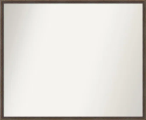 Miniatura 57 de Amanti Art Brown Bathroom Mirror for Over Sink, 23x41 Custom Made Hardwood Wedge Mocha Rectangle Vanity Mirror, Large Modern Wood Frame, Hangs