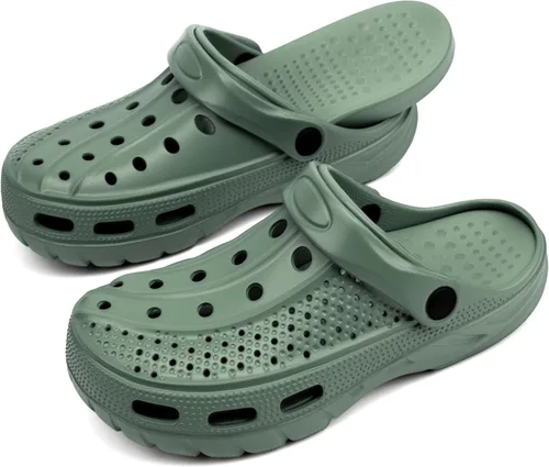 Miniatura 5 de INMINPIN - Zuecos ortopédicos para mujeres y hombres, con soporte de arco, zapatos de jardín, sandalias con fascitis plantar y plantillas de pies