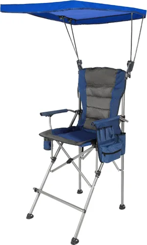 Miniatura 15 de Sillas plegables extra altas Stonehomy para adultos 330lbs, sillas director plegables de altura de barra portátiles para acampar al aire libre