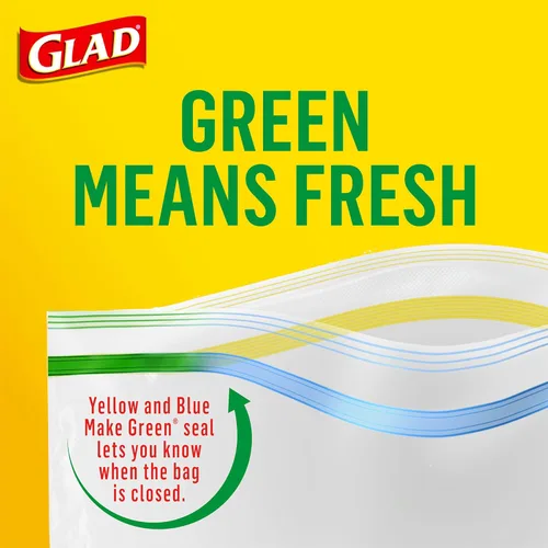 Miniatura 2 de Bolsas de almacenamiento de alimentos Glad, bolsa con cremallera, 100